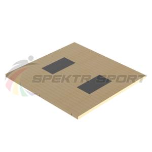 Купить Помост тяжелоатлетический 3х3х0,1м, рез. амортизаторы 1х0,5х0,04м в Сергаче 