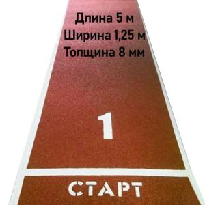 Купить Дорожка для разбега 5 м х 1,25 м. Толщина 8 мм в Сергаче 