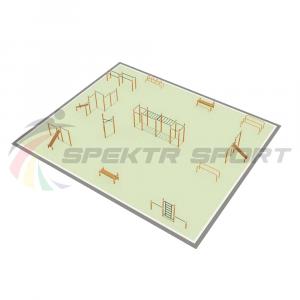 Купить Парковая площадка для Воркаут и WRK 2_76mm в Сергаче 
