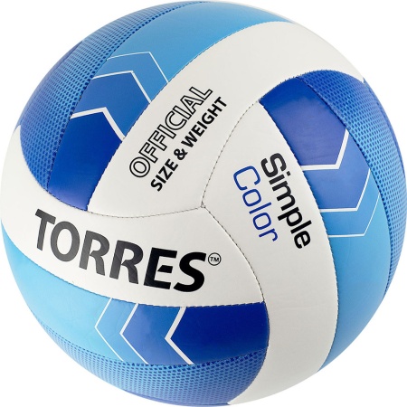 Купить Мяч волейбольный Torres Simple Color любительский р.5 в Сергаче 